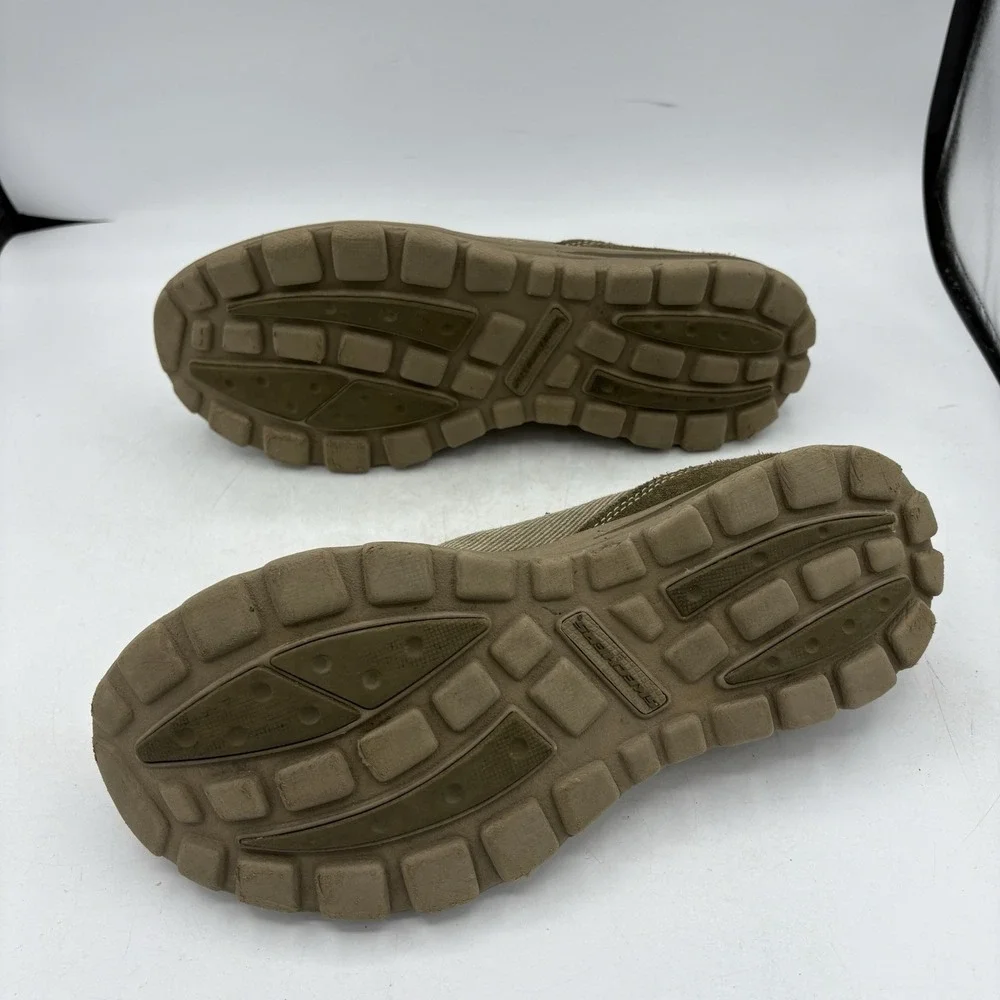 Skechers‎ Boat Shoes Mens Size 9 Melvin 63820 Taupe Brown Relaxed Fit Slip On